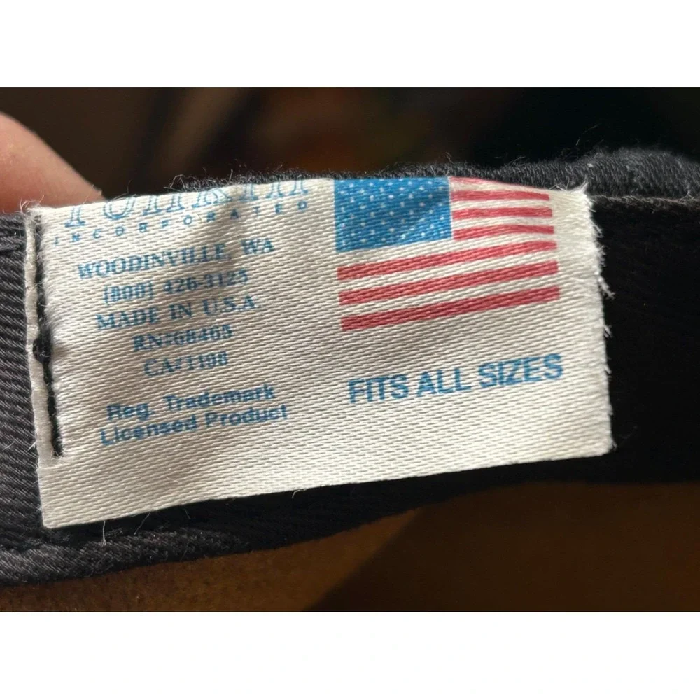 Vtg 80s CAT  CATERPILLAR‎ Puffy Trucker Patch Snap Back Tonkin USA